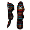 Ethnic Tribal Print Pattern Muay Thai Shin Guards-grizzshop