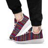 Ethnic Tribal Print Pattern White Athletic Shoes-grizzshop