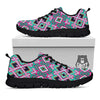 Ethnic Tribal Retro Print Pattern Black Sneaker-grizzshop