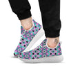 Ethnic Tribal Retro Print Pattern White Athletic Shoes-grizzshop