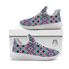 Ethnic Tribal Retro Print Pattern White Athletic Shoes-grizzshop