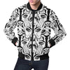 Evil Eye Hamsa Hand Pattern Print Men's Bomber Jacket-grizzshop