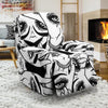 Evil Eye Hamsa Hand Pattern Print Recliner Cover-grizzshop