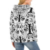 Evil Eye Hamsa Hand Pattern Print Women Pullover Hoodie-grizzshop