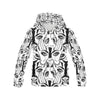 Evil Eye Hamsa Hand Pattern Print Women Pullover Hoodie-grizzshop