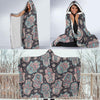 Evil Eye Hamsa Pattern Print Hooded Blanket-grizzshop