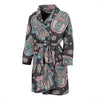 Evil Eye Hamsa Pattern Print Men Long Robe-grizzshop