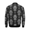 Evil Eye Hamsa Pattern Print Men's Bomber Jacket-grizzshop