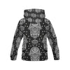 Evil Eye Hamsa Pattern Print Women Pullover Hoodie-grizzshop