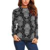 Evil Eye Hamsa Pattern Print Women's Sweatshirt-grizzshop