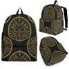 Evil Eye Pattern Print Backpack-grizzshop