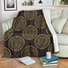 Evil Eye Pattern Print Blanket-grizzshop