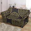 Evil Eye Pattern Print Loveseat Cover-grizzshop