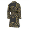 Evil Eye Pattern Print Men Long Robe-grizzshop