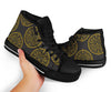 Evil Eye Pattern Print Men Women's High Top Shoes-grizzshop