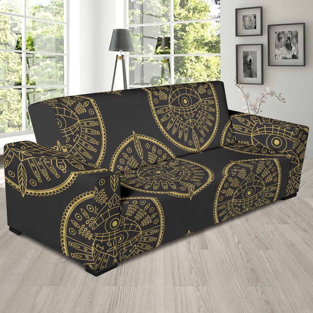 Evil Eye Pattern Print Sofa Covers-grizzshop