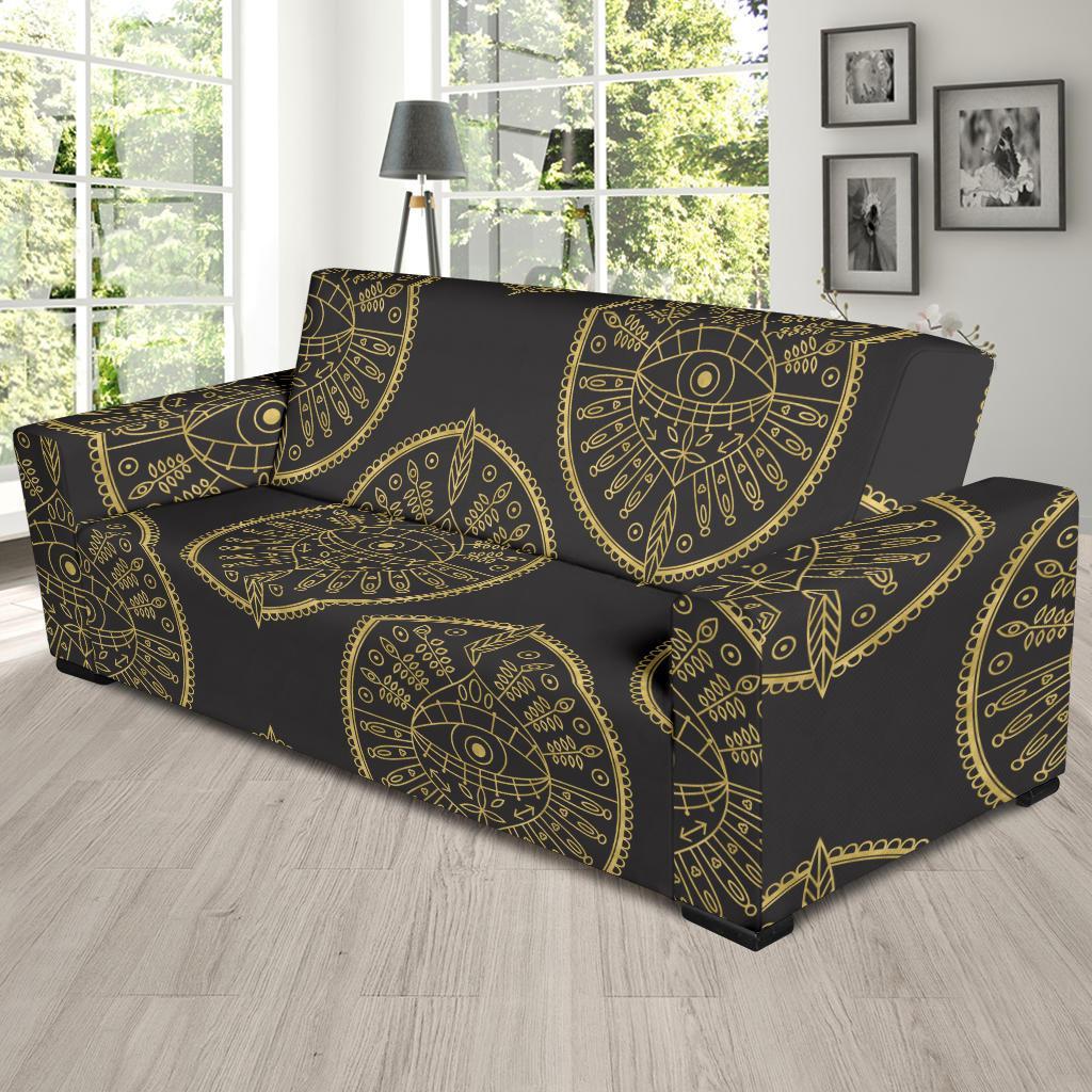 Evil Eye Pattern Print Sofa Covers-grizzshop