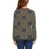 Evil Eye Pattern Print Women's Sweatshirt-grizzshop