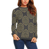 Evil Eye Pattern Print Women's Sweatshirt-grizzshop