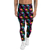 Exotic Hawaiian Flamingo Print Pattern Men's Leggings-grizzshop