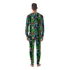 Exotic Hibiscus And Palm Print Pattern Men's Pajamas-grizzshop