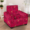 Exotic Hibiscus Flower Hawaiian Print Armchair Cover-grizzshop