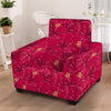 Exotic Hibiscus Flower Hawaiian Print Armchair Cover-grizzshop