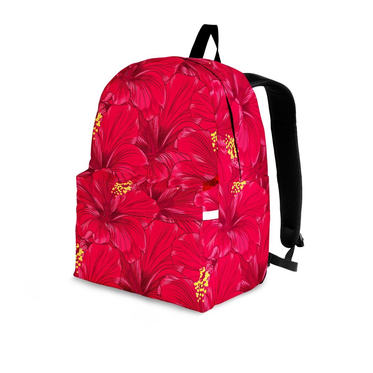 Exotic Hibiscus Flower Hawaiian Print Backpack-grizzshop