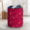 Exotic Hibiscus Flower Hawaiian Print Laundry Basket-grizzshop