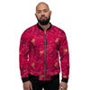 Exotic Hibiscus Flower Hawaiian Print Men's Bomber Jacket-grizzshop