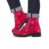 Exotic Hibiscus Flower Hawaiian Print Men's Boots-grizzshop