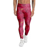 Exotic Hibiscus Flower Hawaiian Print Men's Leggings-grizzshop