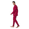 Exotic Hibiscus Flower Hawaiian Print Men's Pajamas-grizzshop