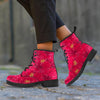 Exotic Hibiscus Flower Hawaiian Print Women's Boots-grizzshop