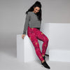 Exotic Hibiscus Flower Hawaiian Print Women's Joggers-grizzshop