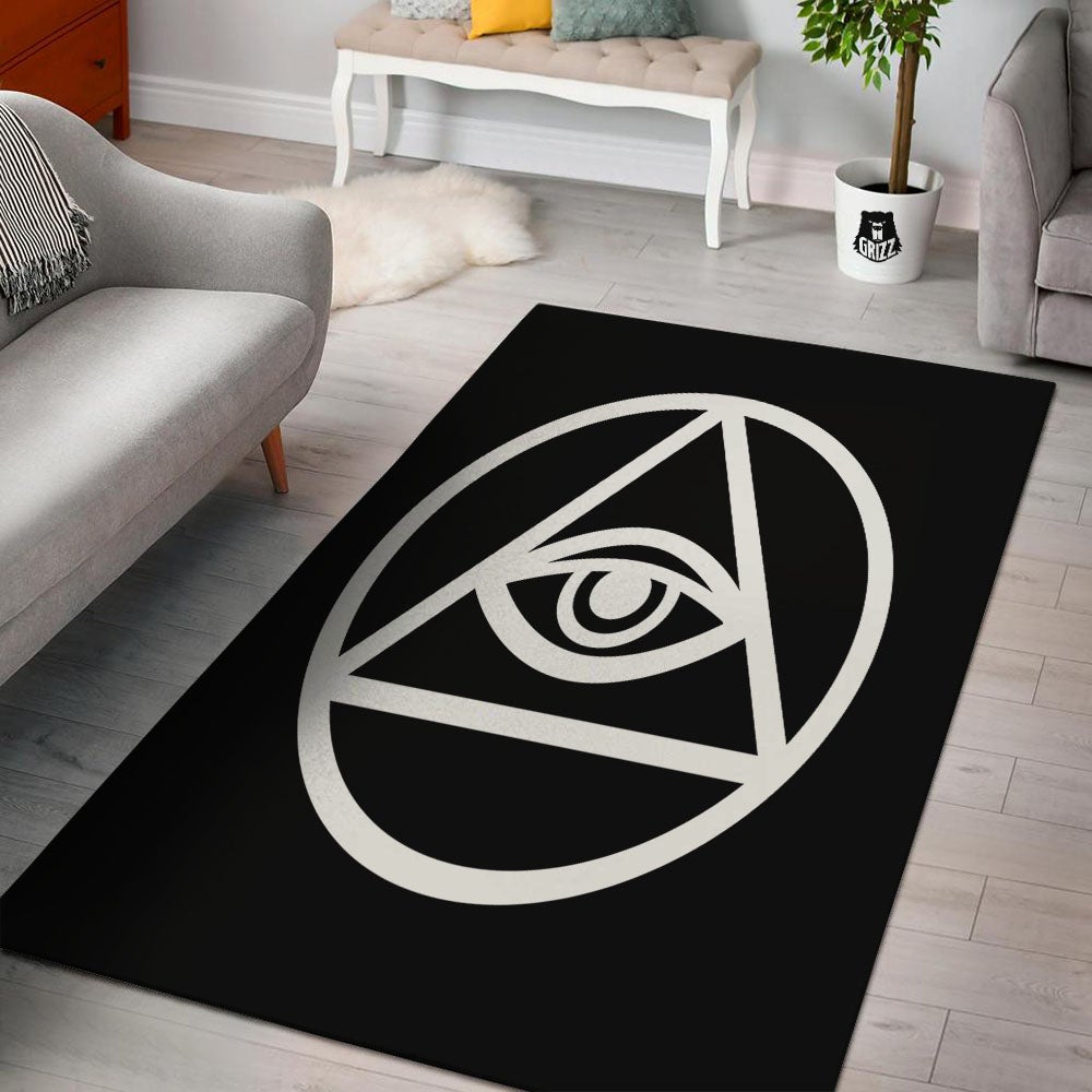 Eye Illuminati Print Floor Mat-grizzshop