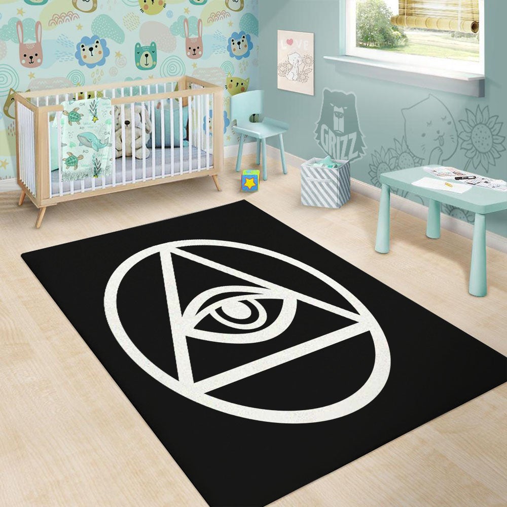 Eye Illuminati Print Floor Mat-grizzshop