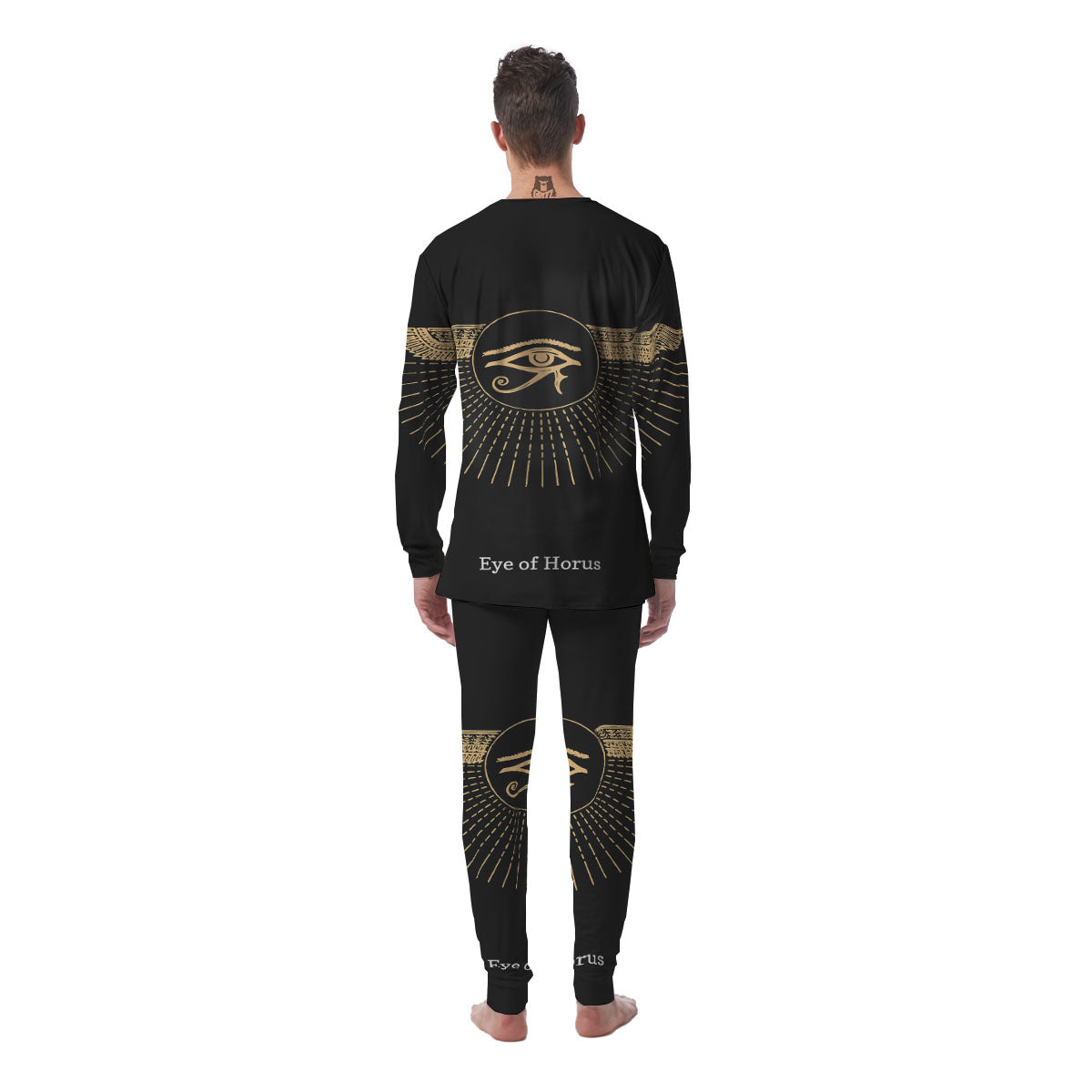 Eye Of Horus Egyptian Print Men's Pajamas-grizzshop