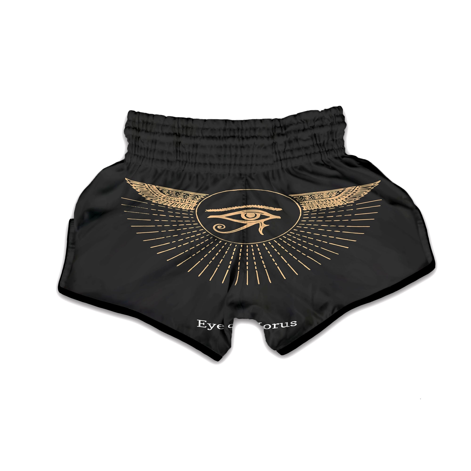 Eye Of Horus Egyptian Print Muay Thai Boxing Shorts-grizzshop