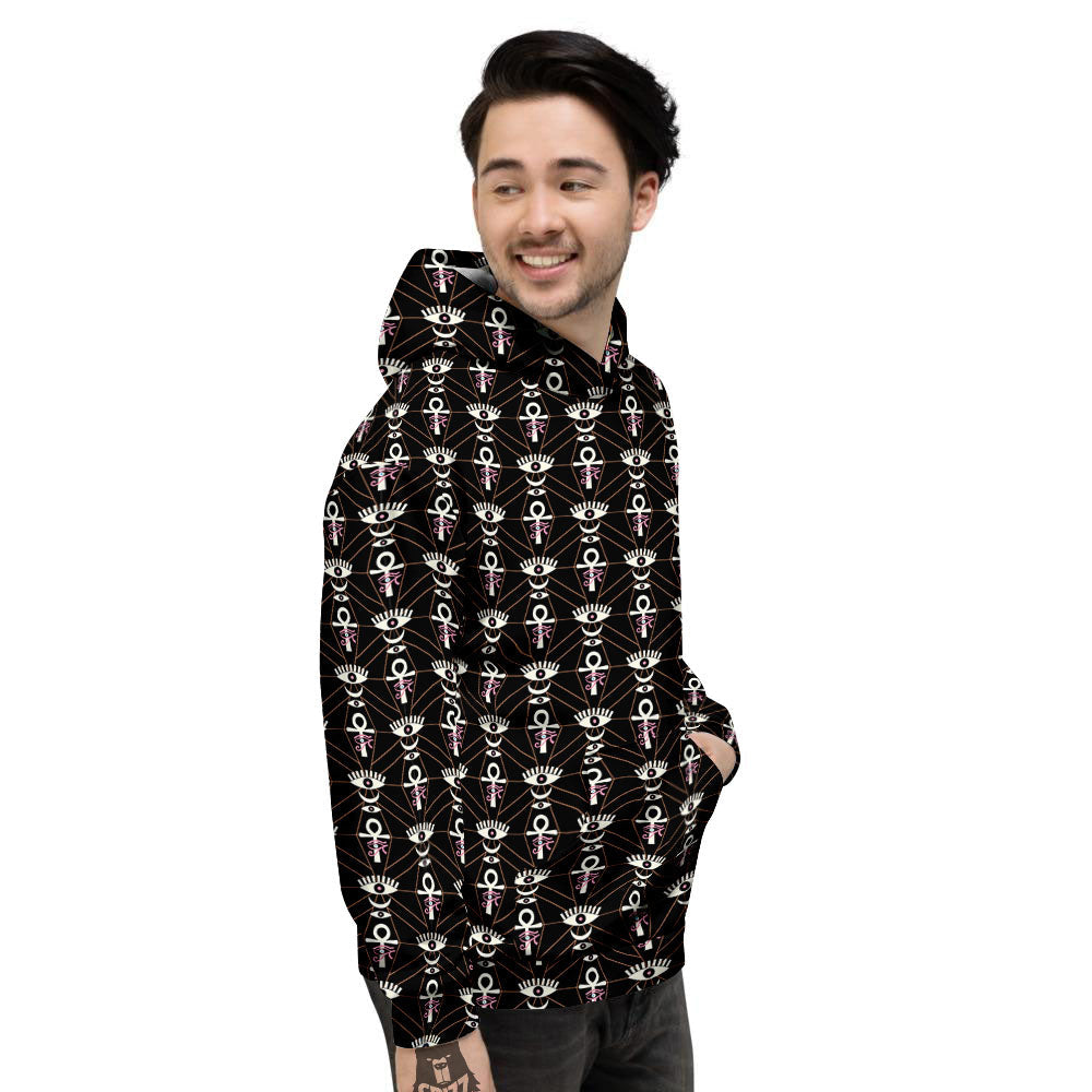 Eye Of Horus Egyptian Print Pattern Men's Hoodie-grizzshop