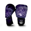 Eye Of Providence Black Purple Print Boxing Gloves-grizzshop