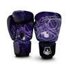 Eye Of Providence Black Purple Print Boxing Gloves-grizzshop