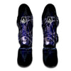 Eye Of Providence Black Purple Print Muay Thai Shin Guards-grizzshop