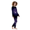 Eye Of Providence Black Purple Print Women's Pajamas-grizzshop