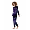 Eye Of Providence Black Purple Print Women's Pajamas-grizzshop