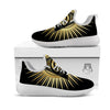 Eye Of Providence Symbol Illuminati Print White Athletic Shoes-grizzshop