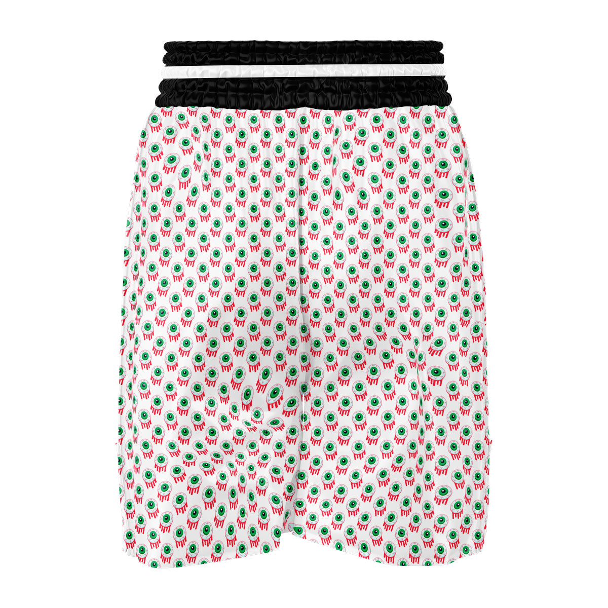 Eyeball Bloody Print Pattern Boxing Shorts-grizzshop