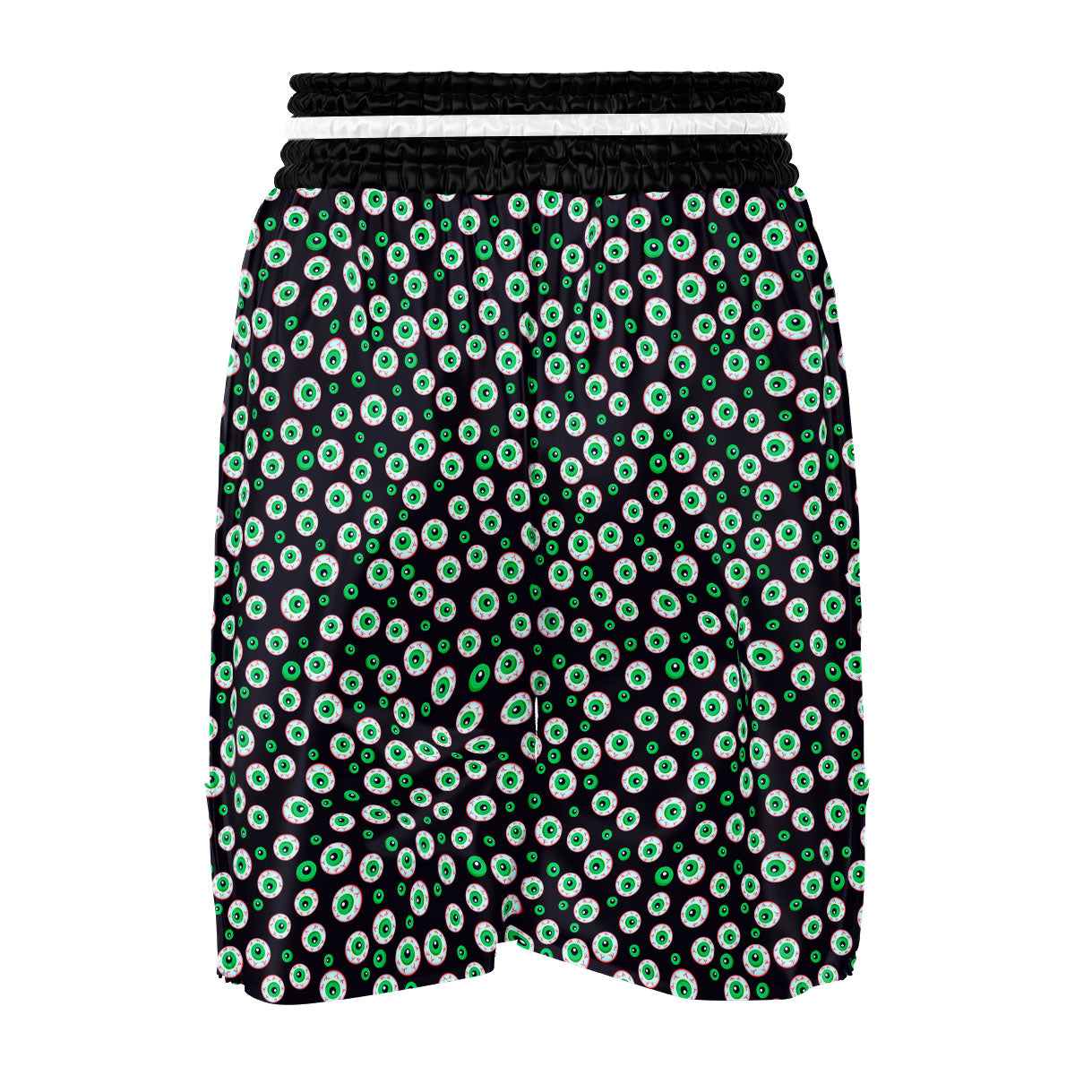 Eyeball Creepy Print Pattern Boxing Shorts-grizzshop