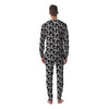 Eyeball White And Black Print Pattern Men's Pajamas-grizzshop