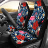 Load image into Gallery viewer, FLAMINGOS TROPICAL RED HIBISCUS CAR SEAT COVER UNIVERSAL FIT-grizzshop